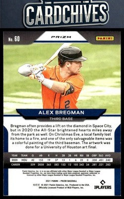 Alex Bregman 2021 Panini Prizm #60 Purple Prizm