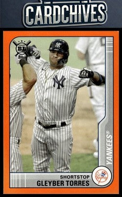 Gleyber Torres 2021 Topps Big League #106 Orange