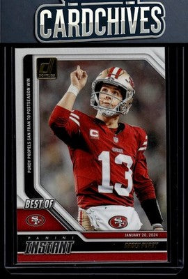 Brock Purdy 2024 Donruss #15 Best of Panini Instant