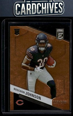 Roschon Johnson 2023 Donruss Elite #179 Orange #/399 Rookie SN,RC