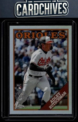 Adley Rutschman 2023 Topps Chrome Update #88CU-19 1988 Topps Baseball 35th Anni