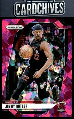 Jimmy Butler 2024-25 Panini Prizm #164 Prizms Pink Ice