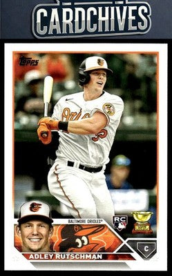 Adley Rutschman 2023 Topps Baltimore Orioles #BAL-1