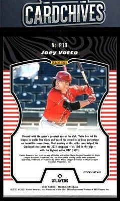 Joey Votto 2021 Panini Mosaic #P10 Producers Green