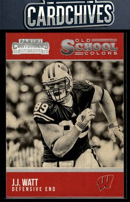 J.J. Watt 2016 Panini Contenders Draft Picks #11 Old School Colors