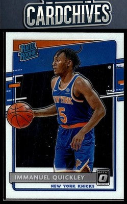 Immanuel Quickley 2020-21 Donruss Optic #175 Rookie RC