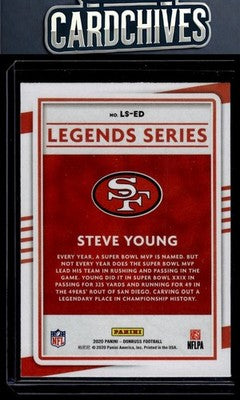 Steve Young 2020 Donruss #LS-ED Legends Series