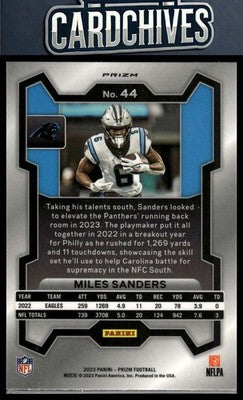 Miles Sanders 2023 Panini Prizm #44 Green