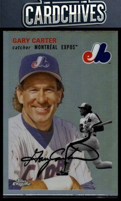 Gary Carter 2023 Topps Chrome Platinum Anniversary #487 Refractor