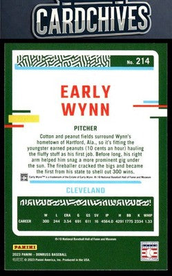 Early Wynn 2023 Donruss #214 Liberty