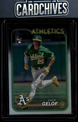 Zack Gelof 2024 Topps #166 Rainbow Foil