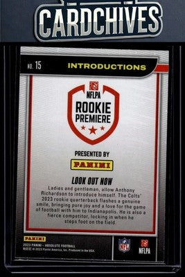 Look Out Now 2023 Panini Absolute #15 Introductions