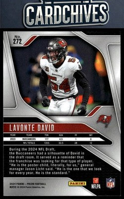 Lavonte David 2024 Panini Prizm #272