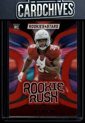 Trey Benson 2024 Panini Rookies & Stars #RR-TBN Rookie Rush