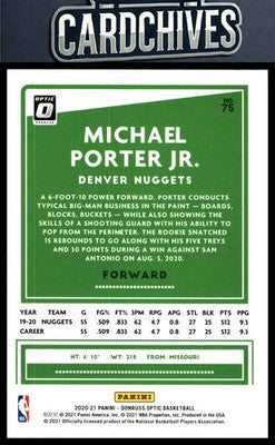 Michael Porter Jr. 2020-21 Donruss Optic #75