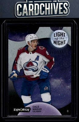 Cale Makar 2022-23 Upper Deck Synergy #LN-MA Light Up the Night #/899 SN