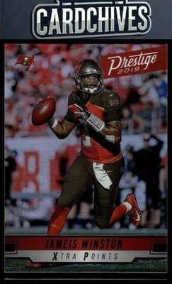 Jameis Winston 2019 Panini Prestige #44 Xtra Points Blue