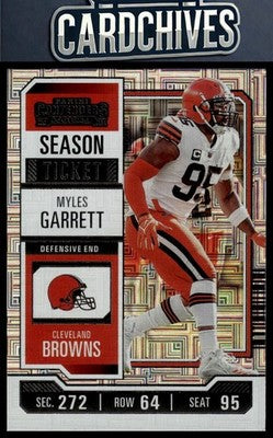 Myles Garrett 2023 Panini Contenders #25 FOTL Mojo Season Ticket Retail