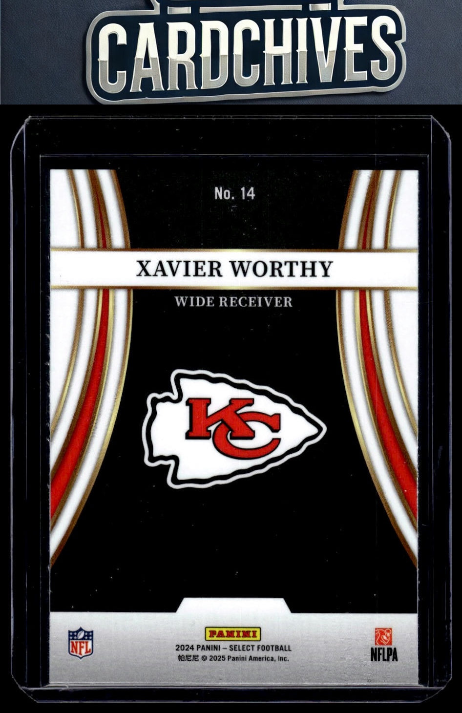 Xavier Worthy 2024 Panini Select #14 Turbocharged