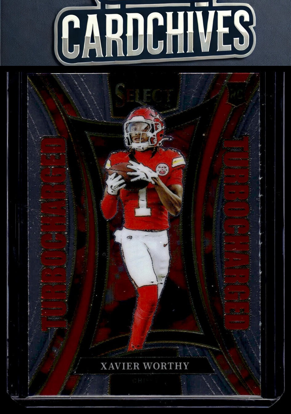 Xavier Worthy 2024 Panini Select #14 Turbocharged