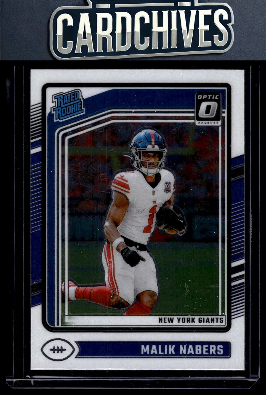 Malik Nabers 2024 Donruss Optic #271 Rookie