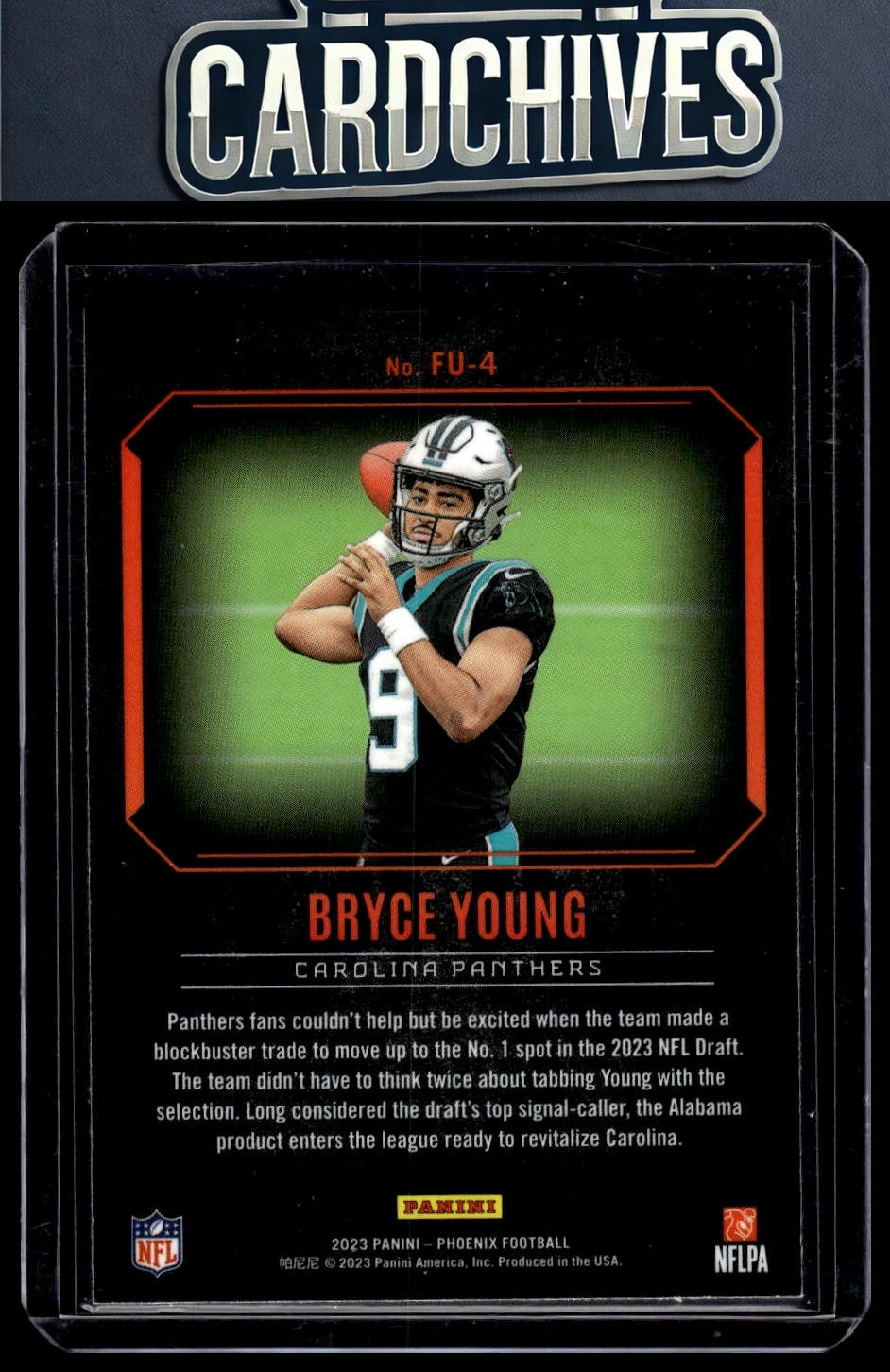 Bryce Young 2023 Panini Phoenix #FU-4 Fired Up