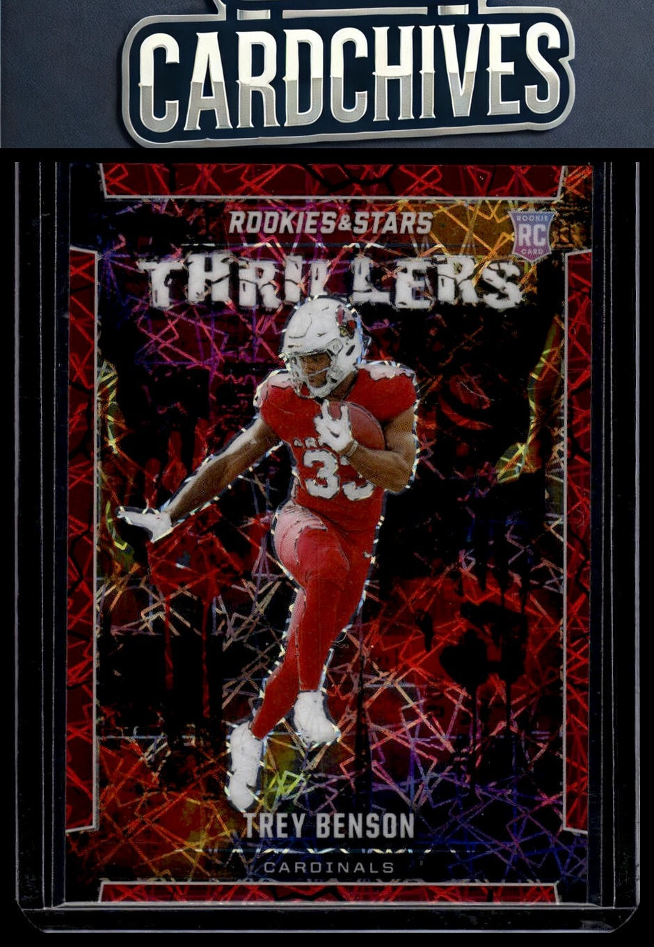 Trey Benson 2024 Panini Rookies & Stars #T-TBN Thrillers Longevity