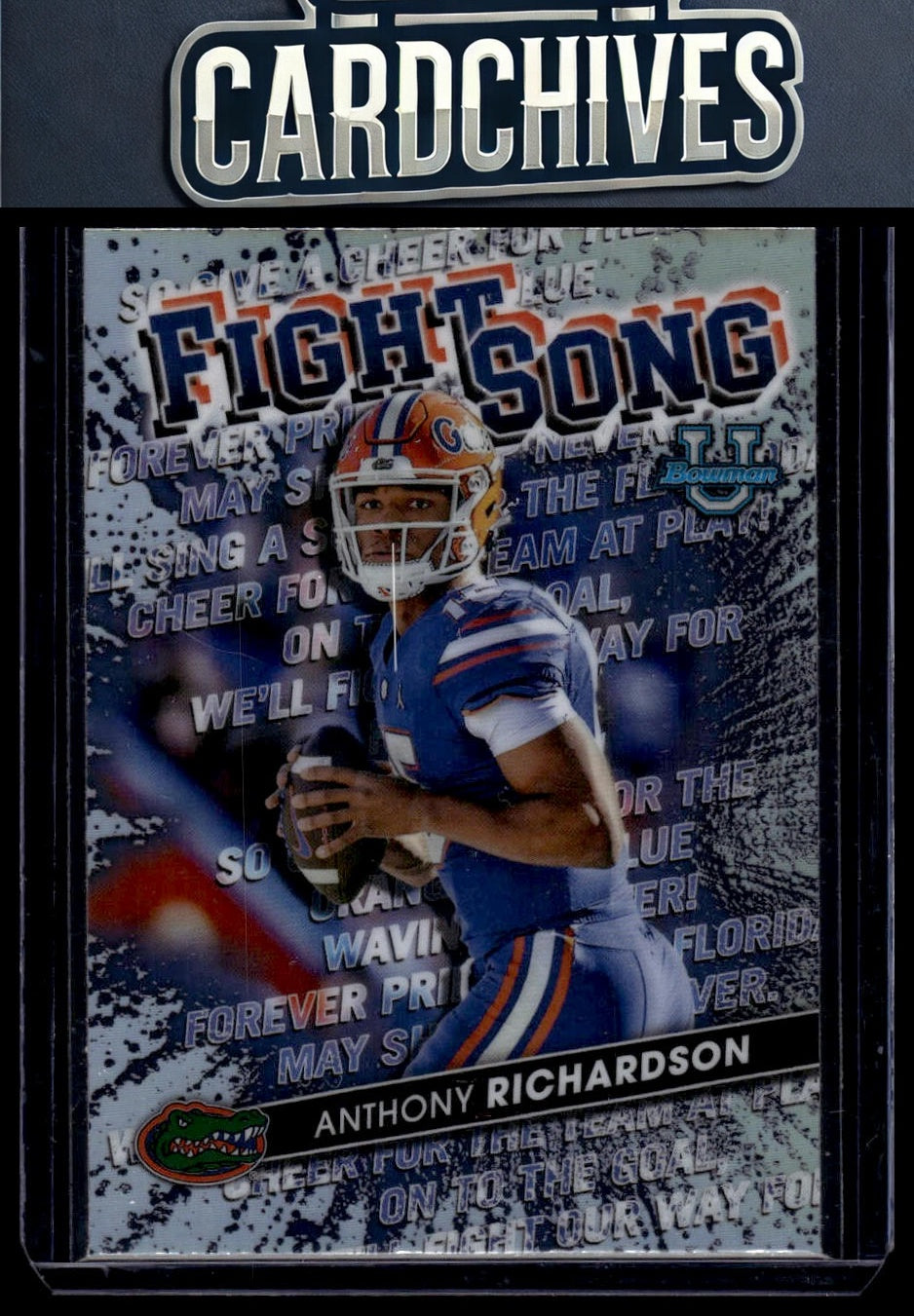 Anthony Richardson 2022-23 Bowman's Best University #FS-7 Fight Song