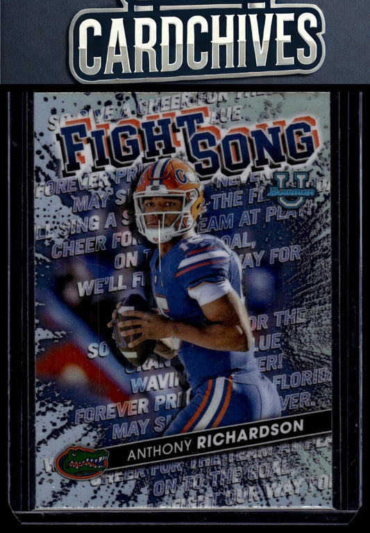 Anthony Richardson 2022-23 Bowman's Best University #FS-7 Fight Song