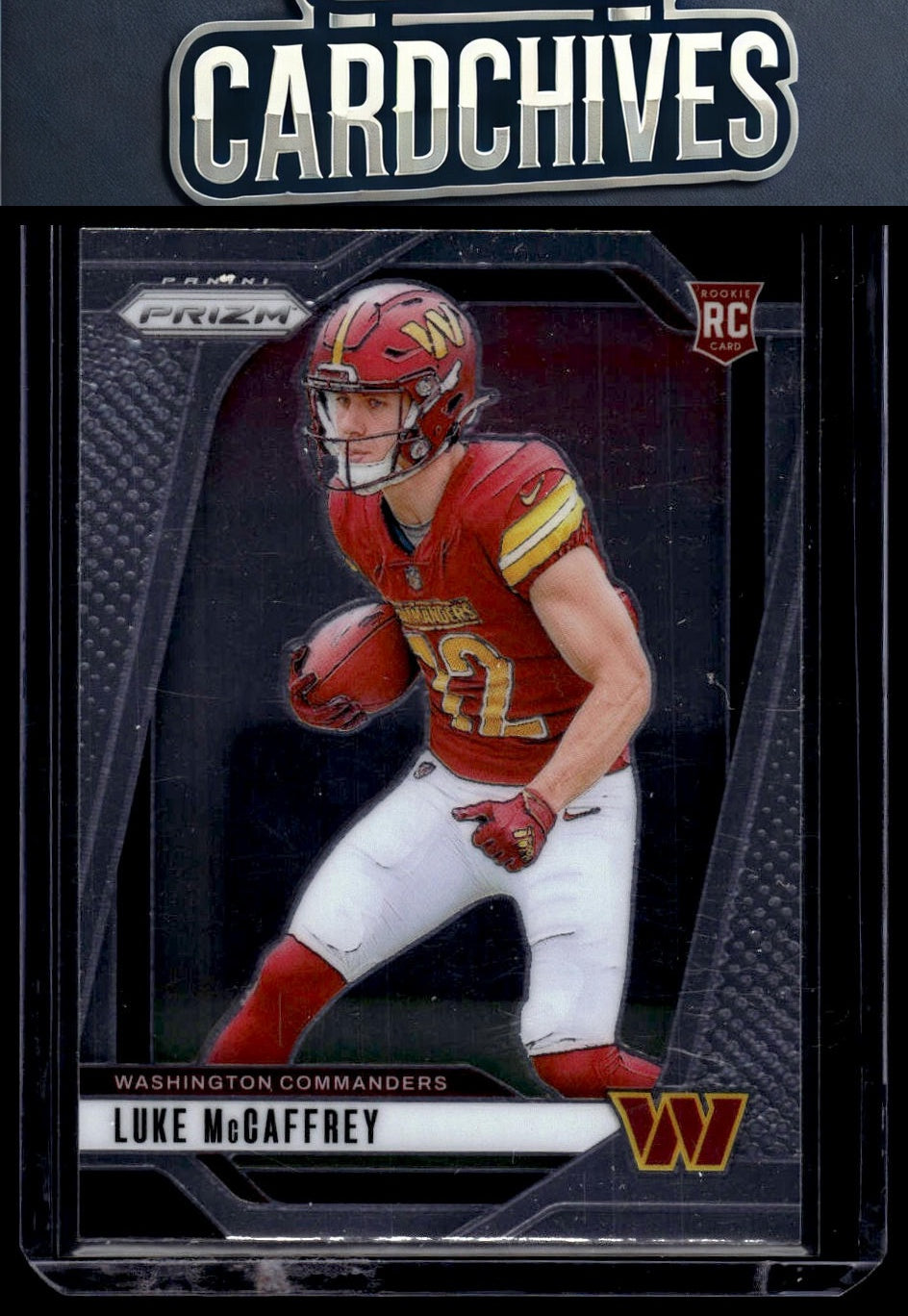 Luke McCaffrey 2024 Panini Prizm #367 Rookie RC