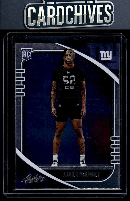 Xavier McKinney 2020 Panini Absolute #198 Retail Rookie RC