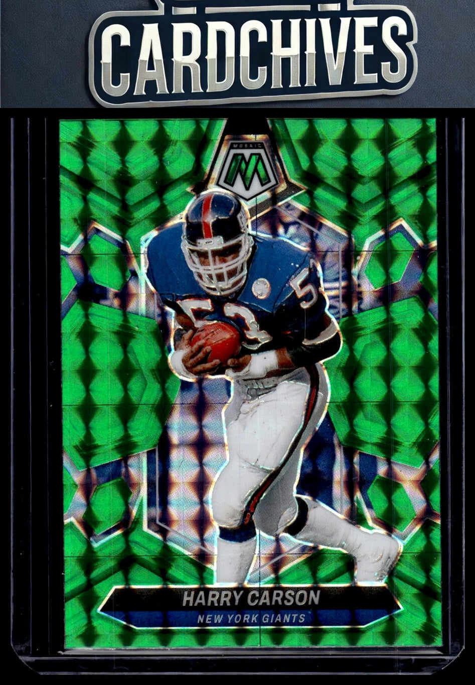 Harry Carson 2024 Panini Mosaic #234 Mosaic Green