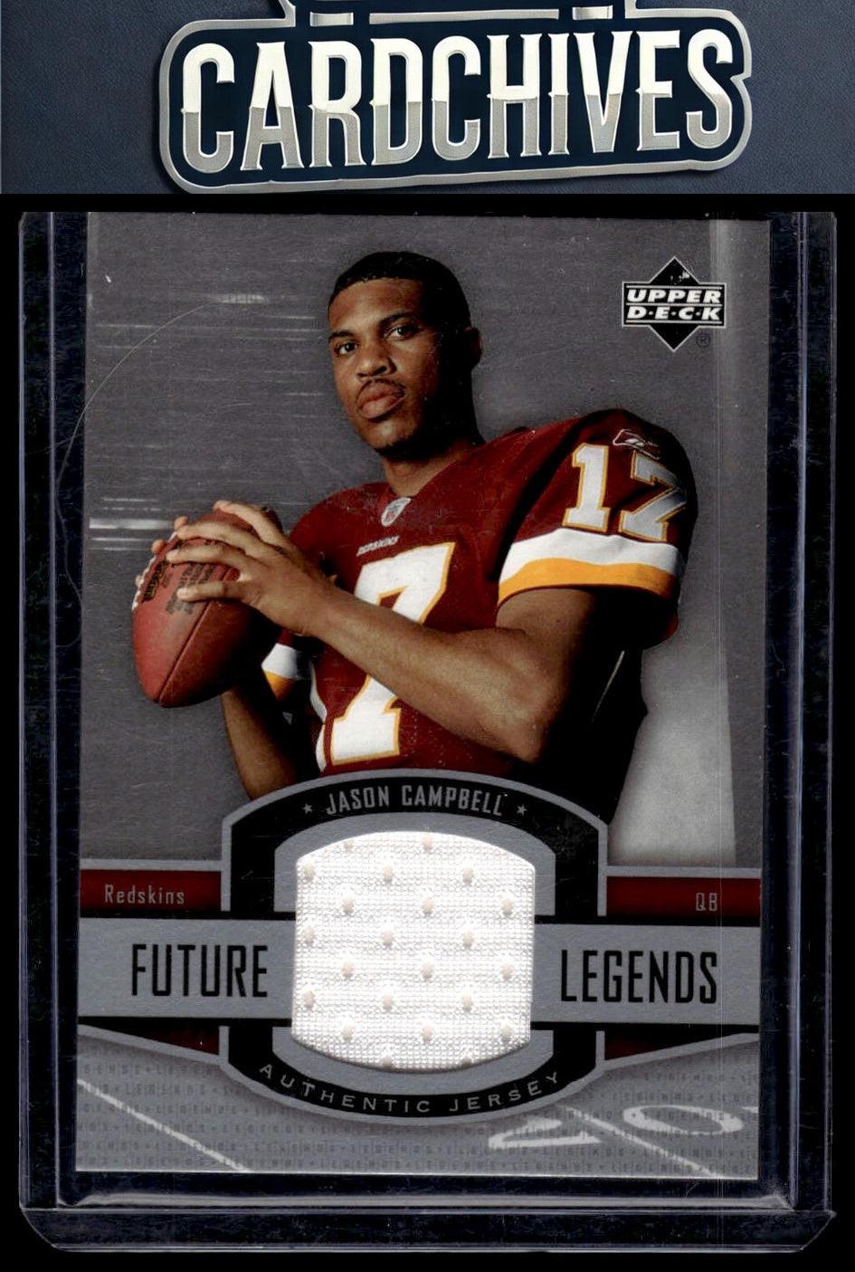 Jason Campbell 2005 Upper Deck Legends #FL-JC Future Legends Jersey Memorabilia