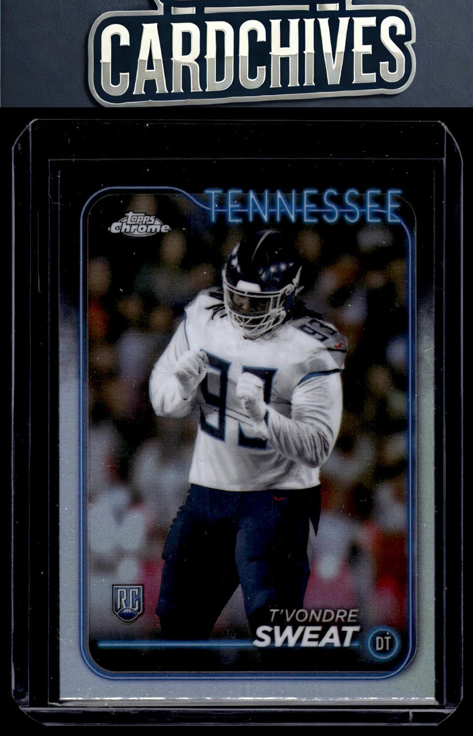 T'Vondre Sweat 2024 Topps Chrome #266 Refractor Rookie RC