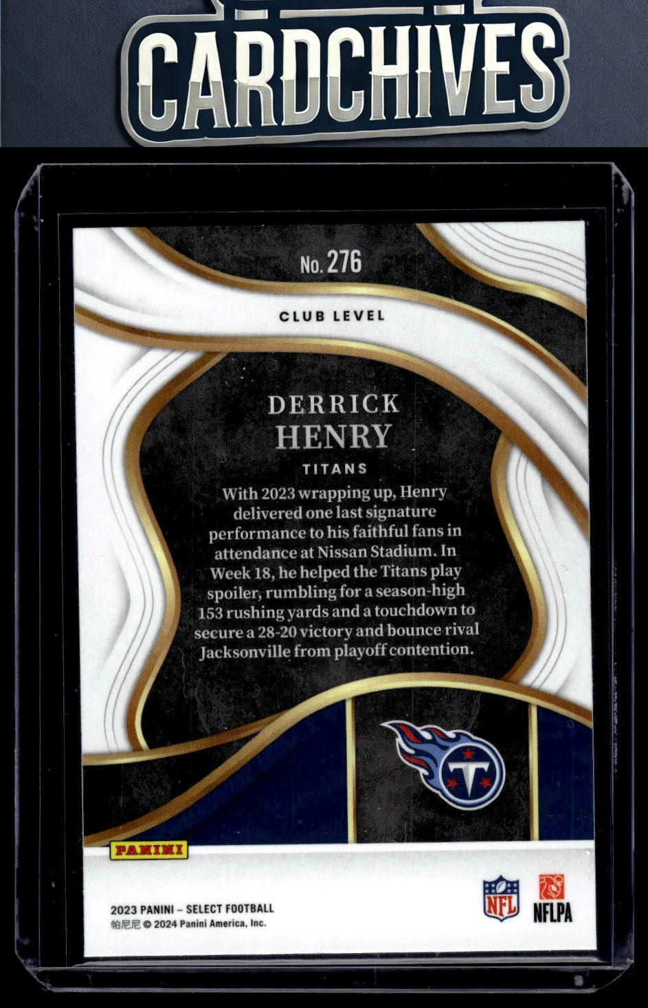 Derrick Henry 2023 Panini Select #276