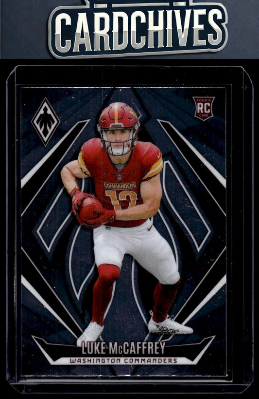 Luke McCaffrey 2024 Panini Phoenix #218 Rookie