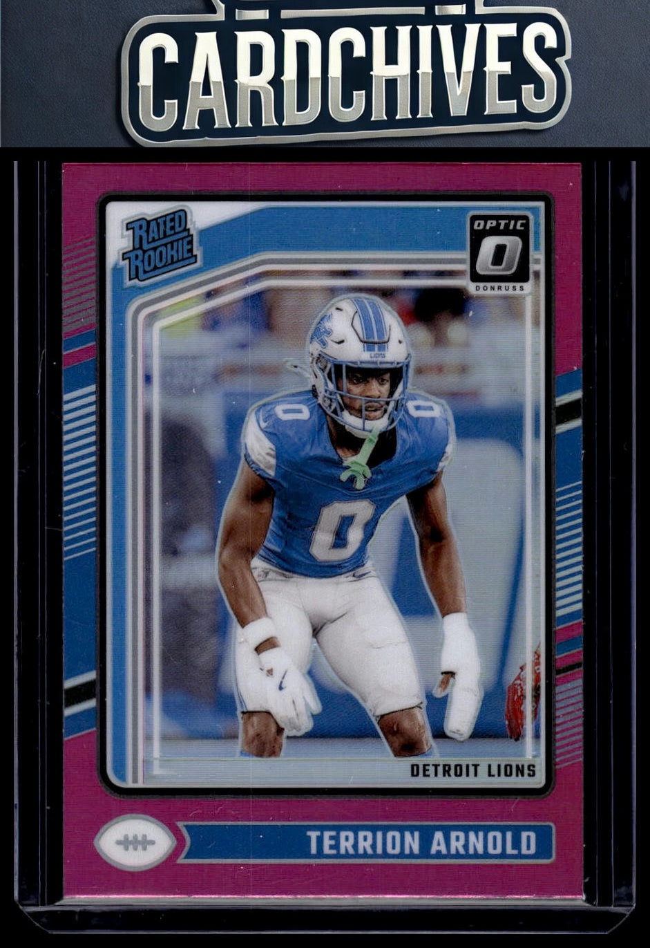 Terrion Arnold 2024 Donruss Optic #290 Pink