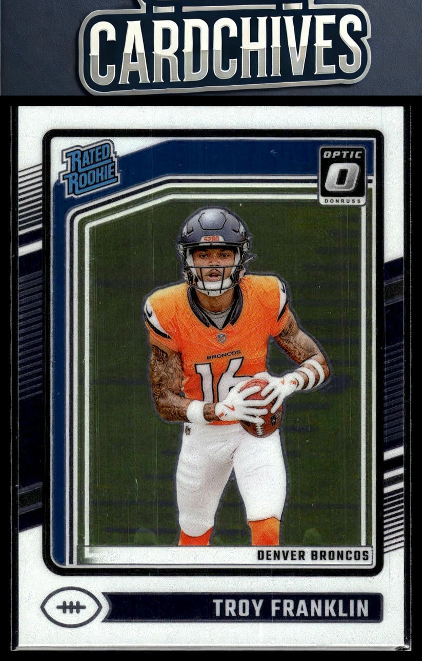 Troy Franklin 2024 Donruss Optic #294 Rookie RC