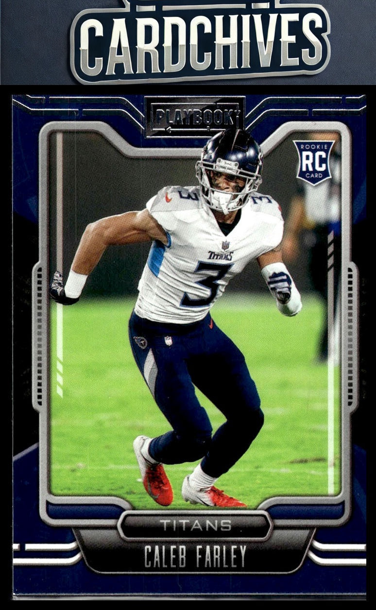 Caleb Farley 2021 Panini Playbook #149 Rookie RC