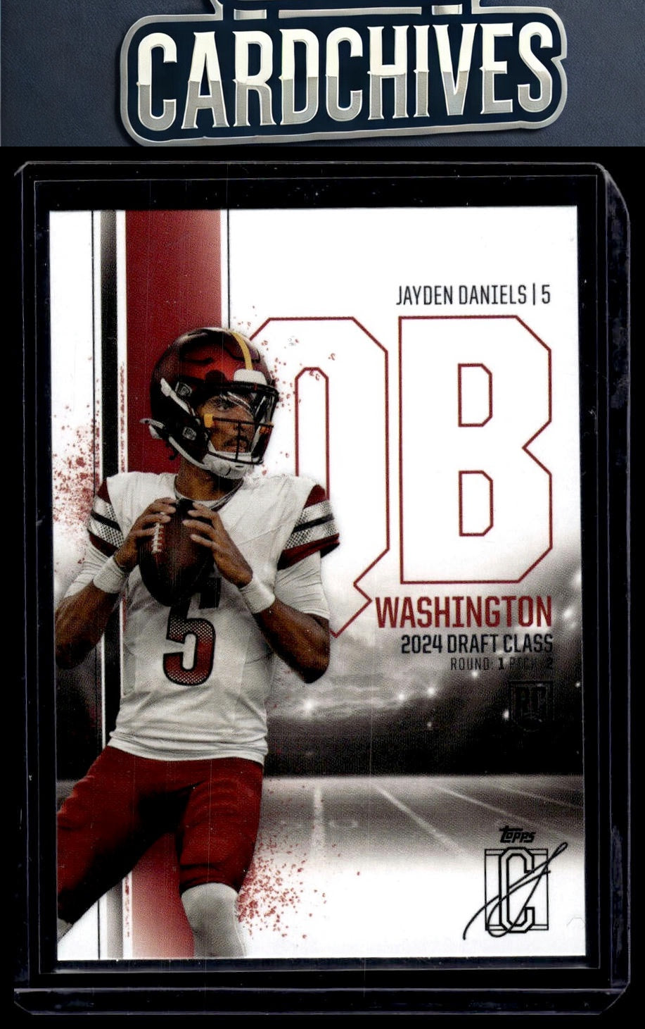 Jayden Daniels 2024 Topps Signature Class #194 Rookie RC