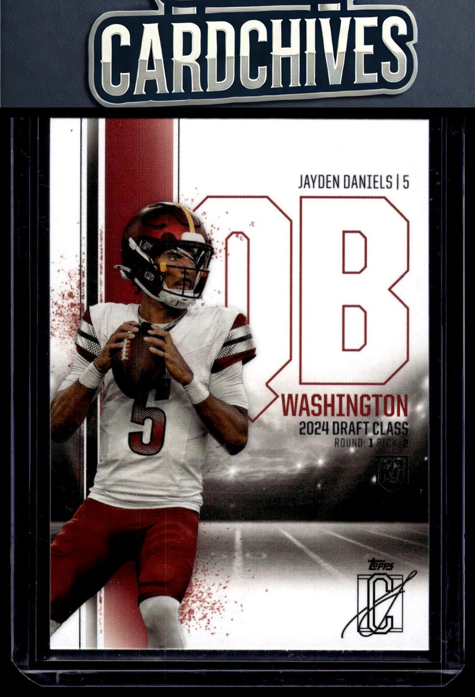 Jayden Daniels 2024 Topps Signature Class #194 Rookie RC