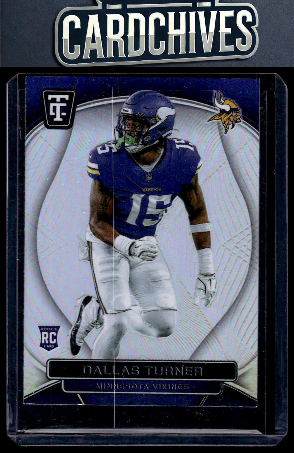 Dallas Turner 2024 Panini Totally Certified #117 Rookie RC