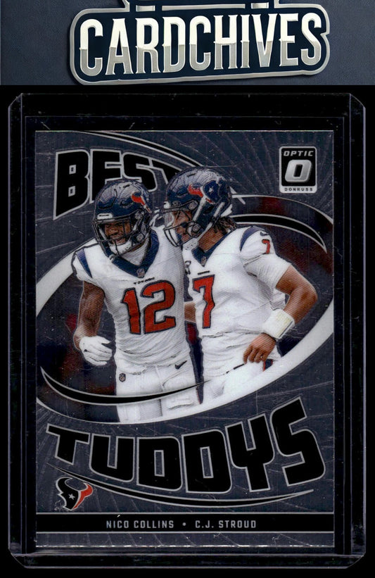 C.J. Stroud / Nico Collins 2024 Donruss Optic #4 Best Tuddys