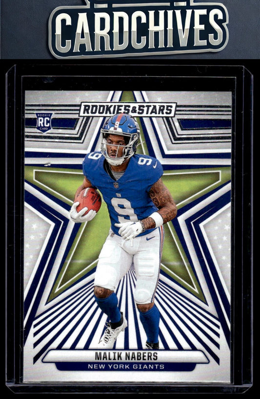 Malik Nabers 2024 Panini Rookies & Stars #171 Rookie