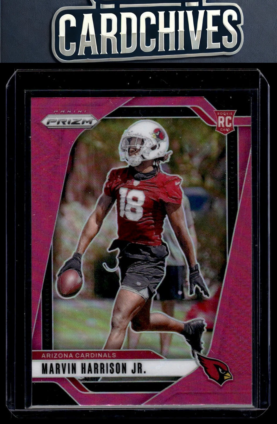 Marvin Harrison Jr. 2024 Panini Prizm #375 Pink Rookie