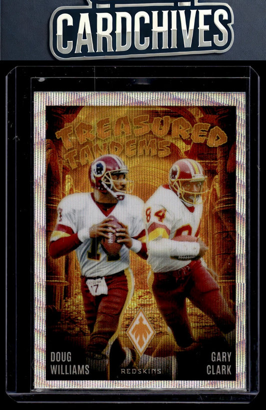 Doug Williams / Gary Clark 2024 Panini Phoenix #TT-WAS Treasured Tandems Wave