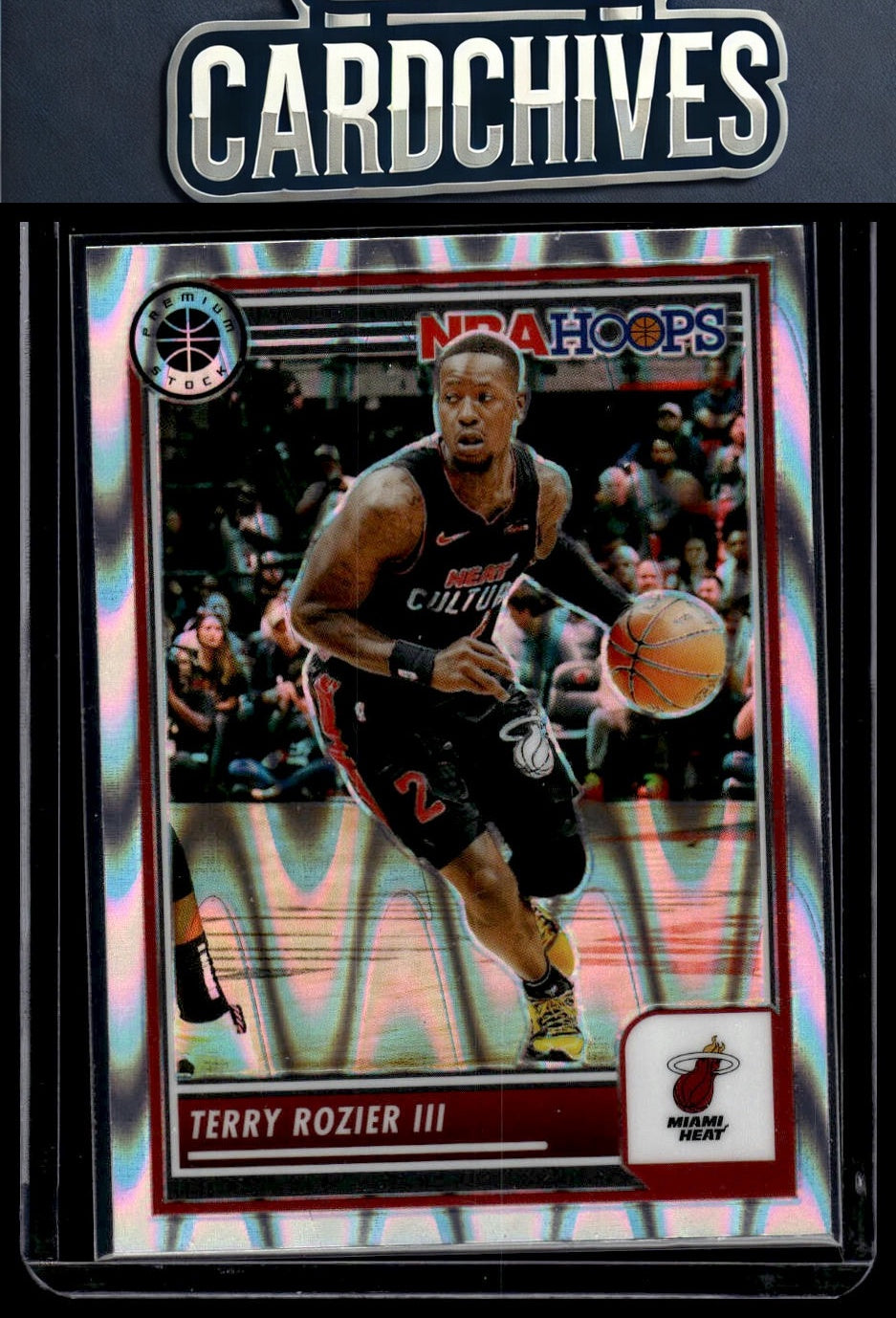 Terry Rozier III 2023-24 Hoops Premium Stock #150 Seismic Prizm