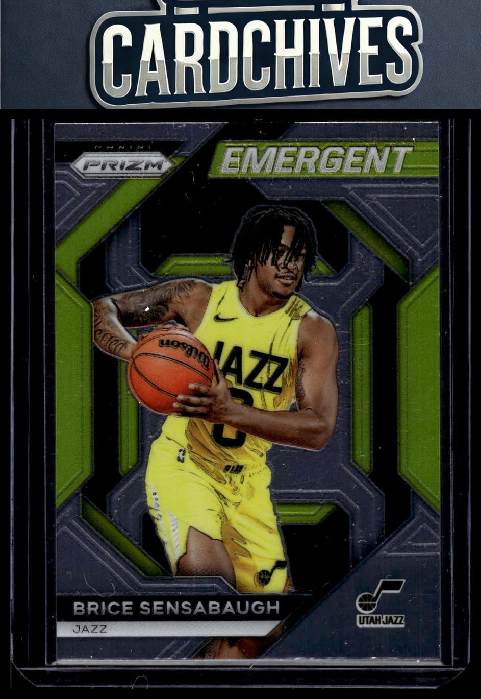 Brice Sensabaugh 2023-24 Panini Prizm #6 Emergent Prizms Green