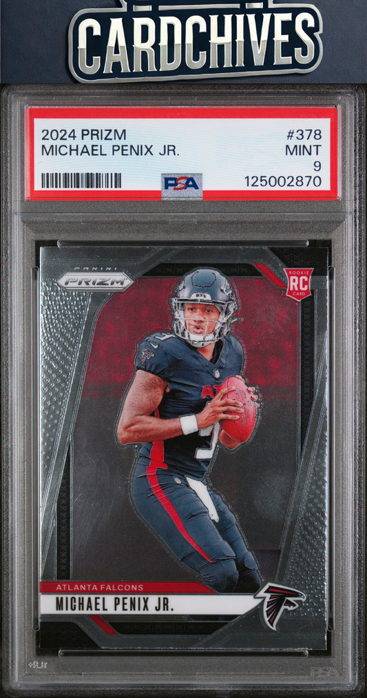 Michael Penix Jr. 2024 Panini Prizm #378 PSA 9 MINT