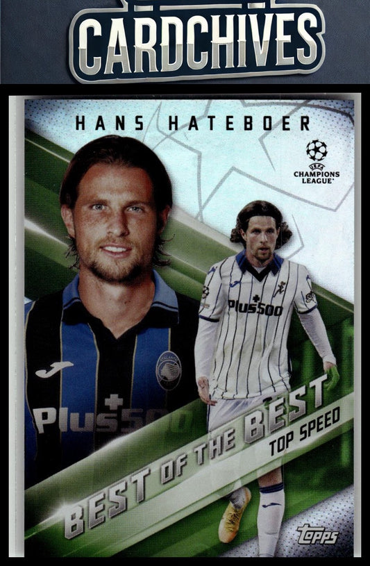 Hans Hateboer 2021-22 Topps UEFA Champions League #BB-10 Best of The Best